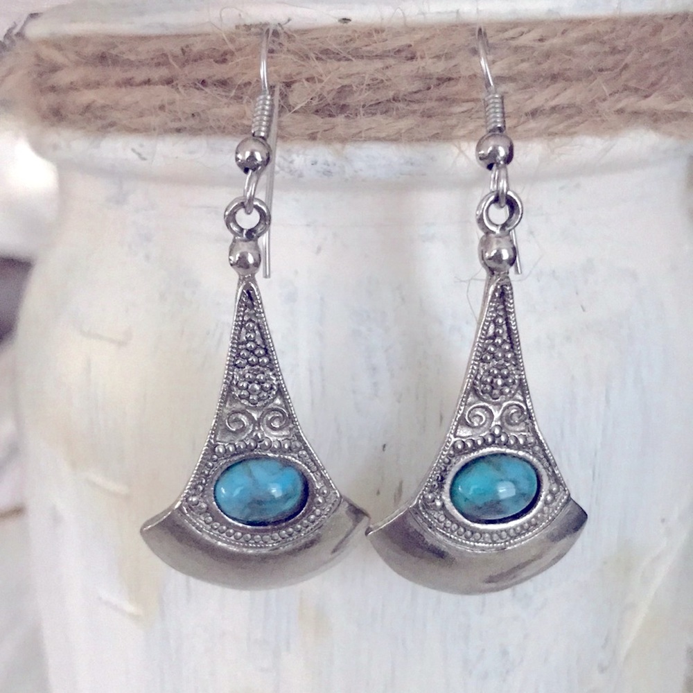 Sterling Silver/Turquoise Earrings